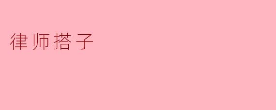 律师搭子