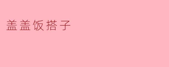 ### 盖盖饭搭子:一碗饭中的深厚情谊