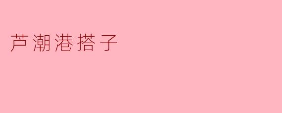 芦潮港搭子