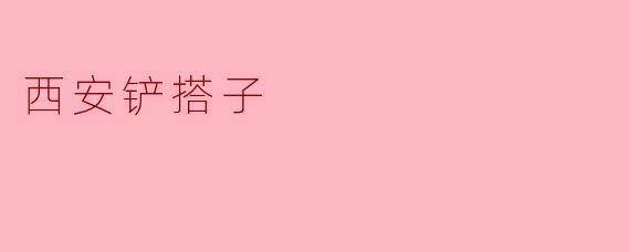 西安铲搭子