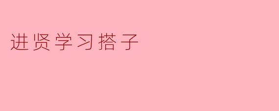 进贤学习搭子
