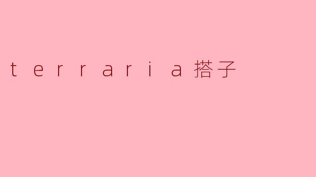 terraria搭子