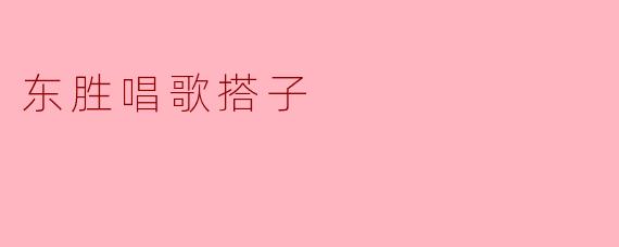 东胜唱歌搭子