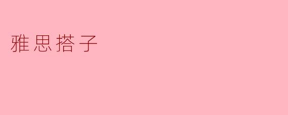雅思搭子