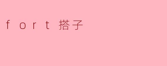 什么是“.fort搭子”?它有什么用途?