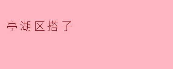 什么是“亭湖区搭子”?它有什么特色或作用?