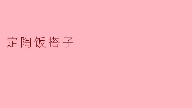 定陶饭搭子