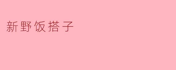 新野饭搭子