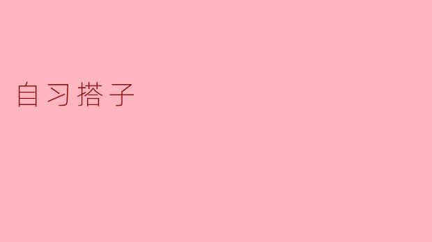 自习搭子