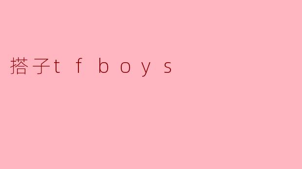 搭子tfboys