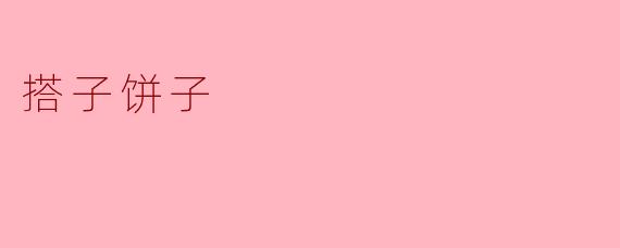 搭子饼子