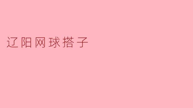 在辽阳想找网球搭子,一般去哪里约人比较靠谱?