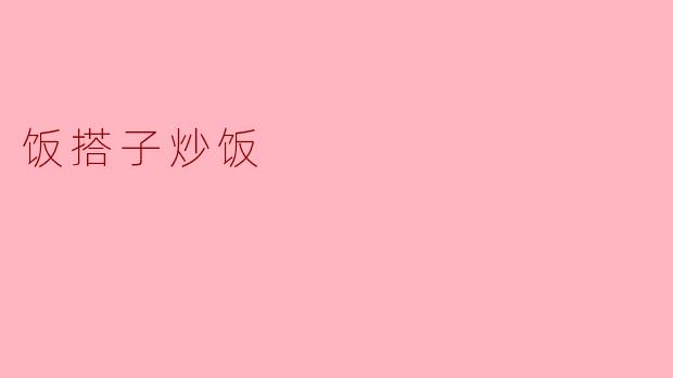 饭搭子炒饭