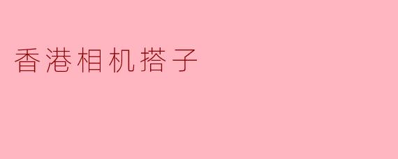 香港相机搭子