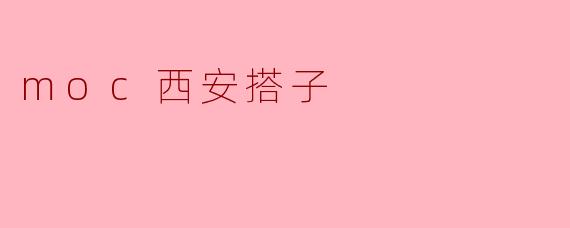 moc西安搭子