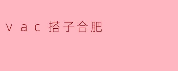 vac搭子合肥
