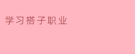 学习搭子职业