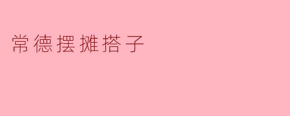 常德摆摊搭子