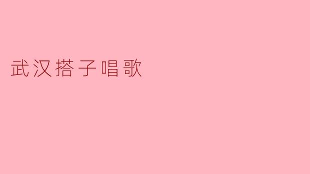 武汉搭子唱歌