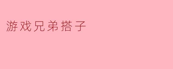 游戏兄弟搭子
