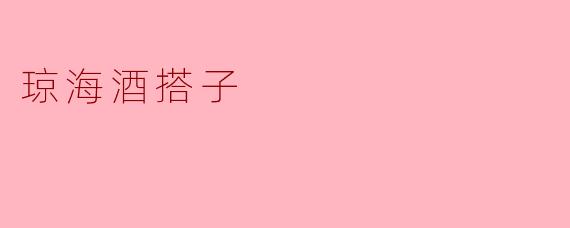 琼海酒搭子