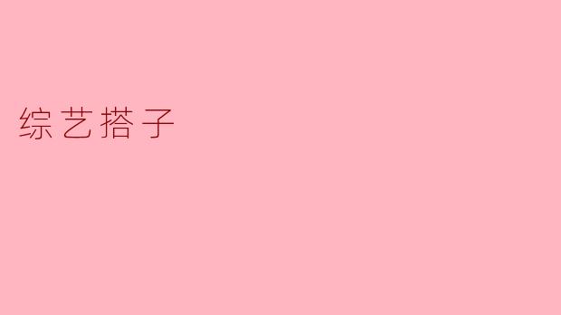 综艺搭子