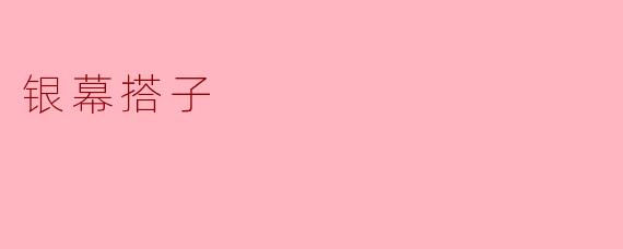 银幕搭子