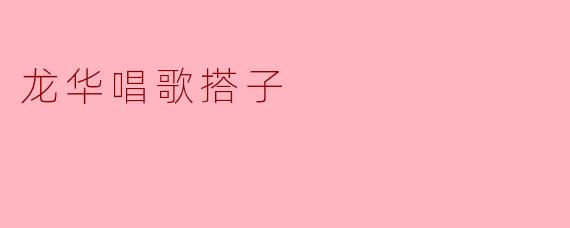 龙华唱歌搭子