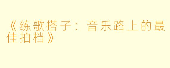 《练歌搭子：音乐路上的最佳拍档》