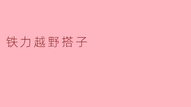 铁力越野搭子