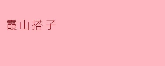 霞山搭子