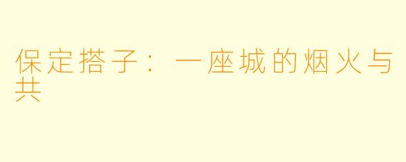 保定搭子：一座城的烟火与共