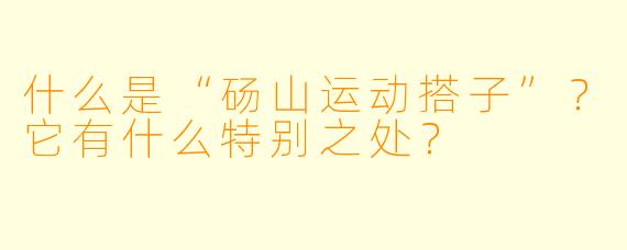 什么是“砀山运动搭子”?它有什么特别之处?