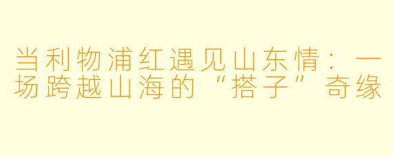当利物浦红遇见山东情:一场跨越山海的“搭子”奇缘