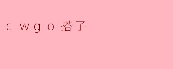 cwgo搭子