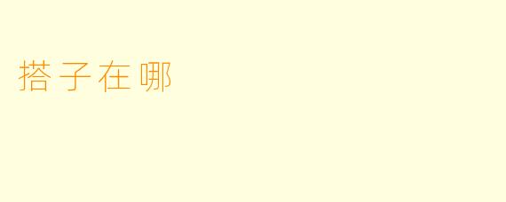 搭子在哪