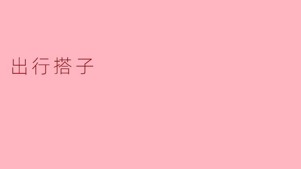 出行搭子