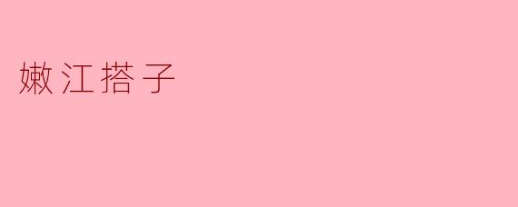 嫩江搭子