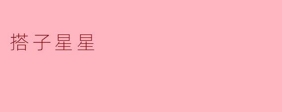 搭子星星