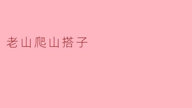 老山爬山搭子